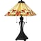 Quoizel Tiffany Table Lamp Tiffany 2 Lights Matte Black. TF6153MBK - alternate 1
